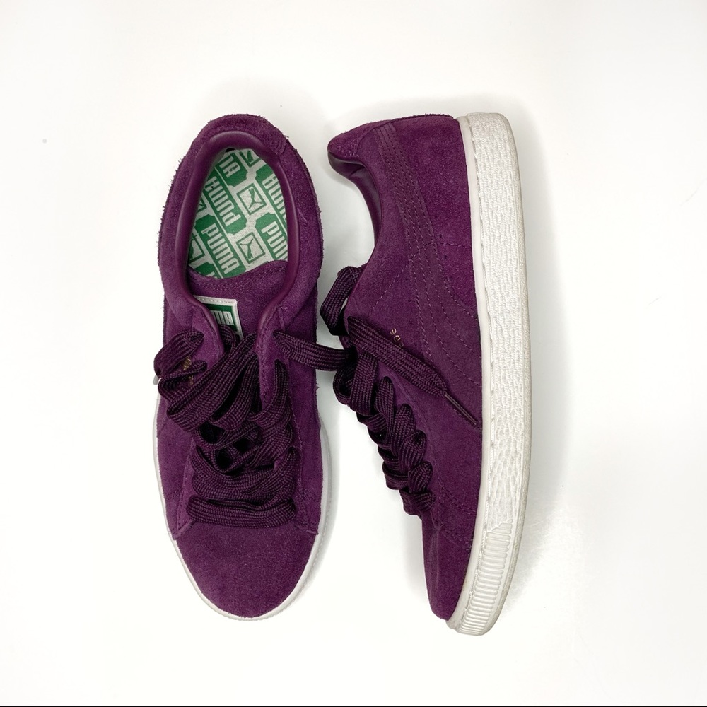 Classic Plum Puma Sneakers